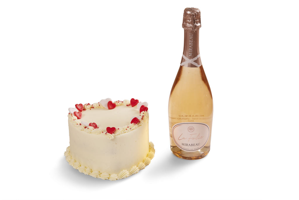 Mirabeau Red Velvet Heart Hamper